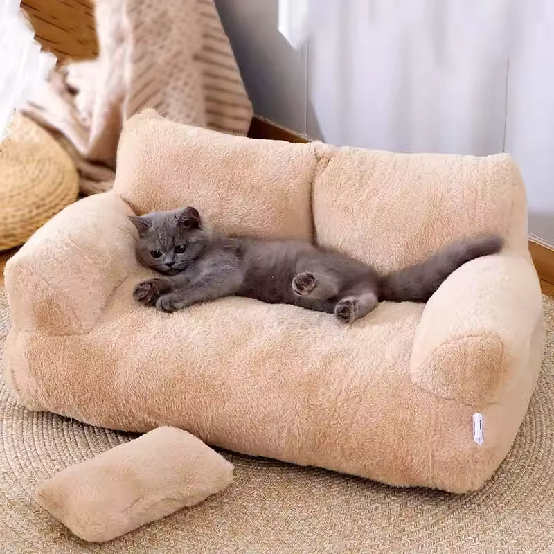 Luxury Plush Cat & Dog Bed
