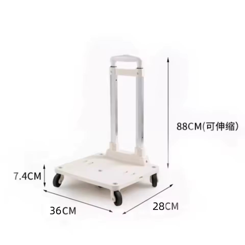 Double-Decker Pet Trolley Carrier