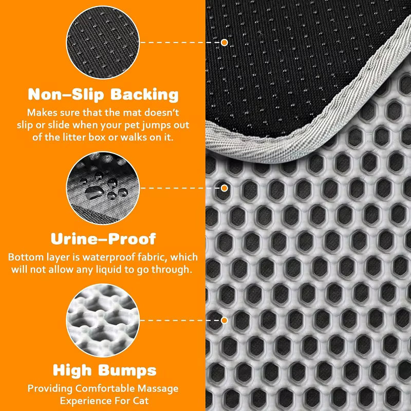 Premium Double Layer Cat Litter Mat