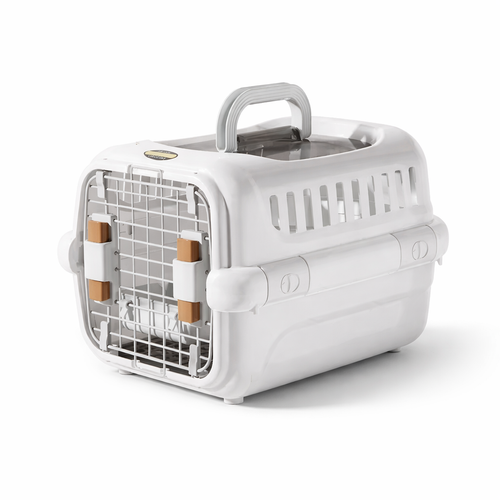 Portable Pet Travel Carrier with Wire Door