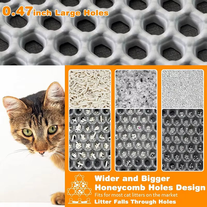 Premium Double Layer Cat Litter Mat