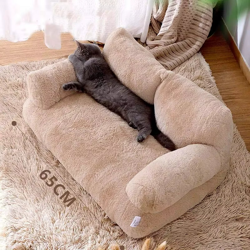 Luxury Plush Cat & Dog Bed