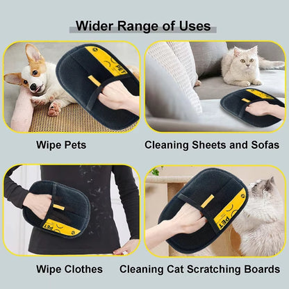 Pet Hair Remover Grooming Gloves