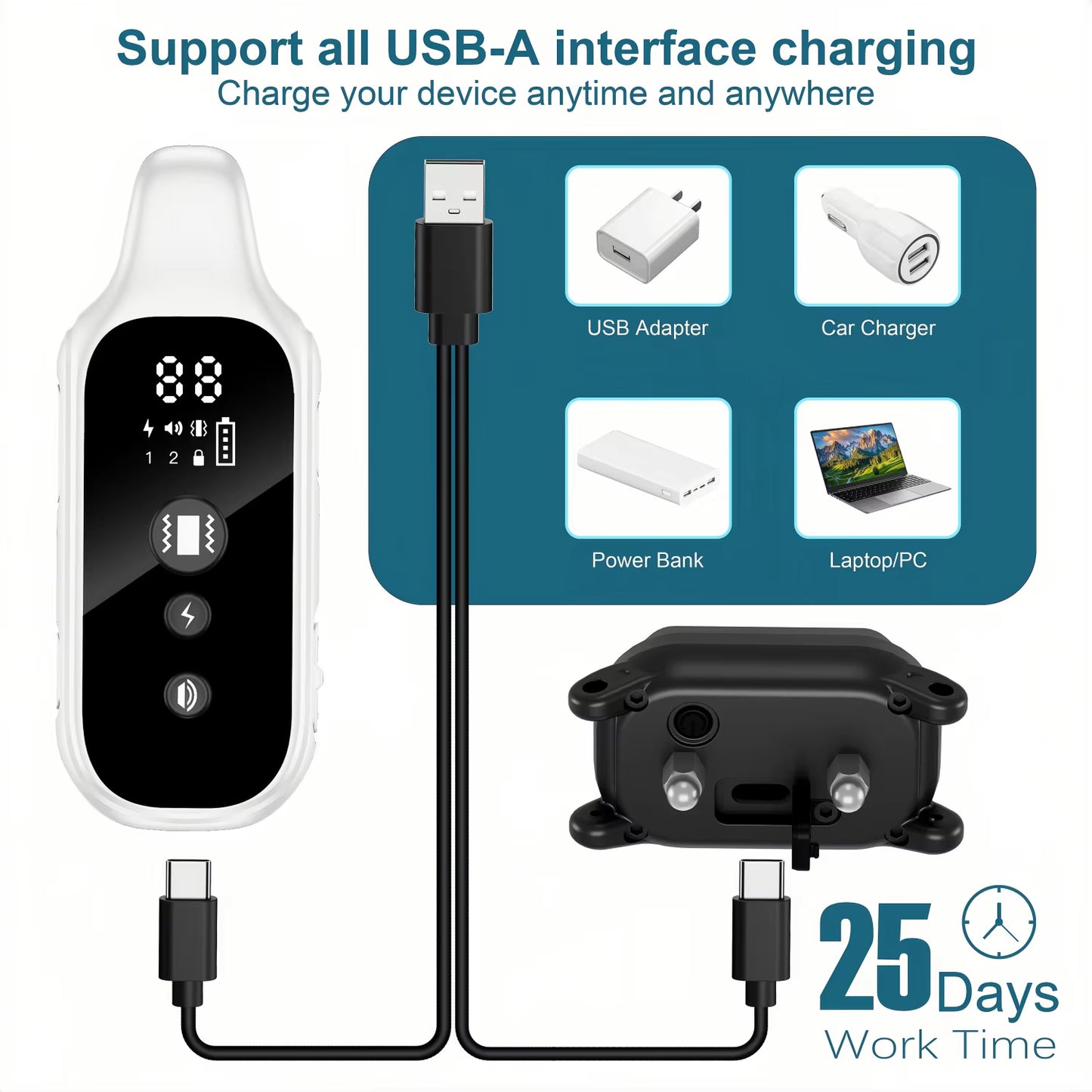 ProTrain 800m Digital Dog Training Collar