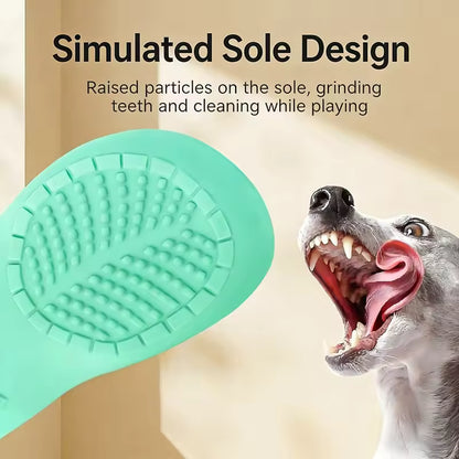 Squeaky Slipper Dog Toy