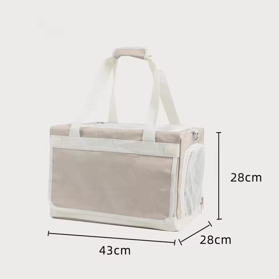 Double-Decker Pet Trolley Carrier