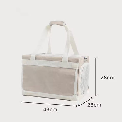 Double-Decker Pet Trolley Carrier