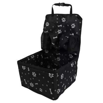 Dog Car Seat with Storage Pockets