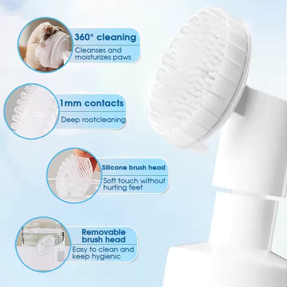 PawClean Pro – No-Rinse Pet Paw Cleaner Foam