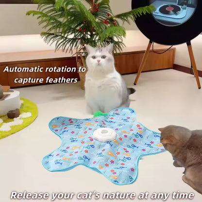 Automatic Interactive Cat Turntable Toy