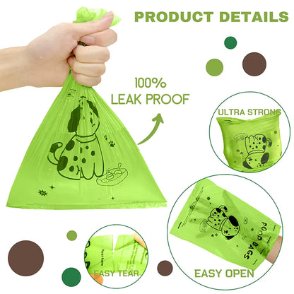 EPI Biodegradable Dog Poop Bags with Lavender Scent