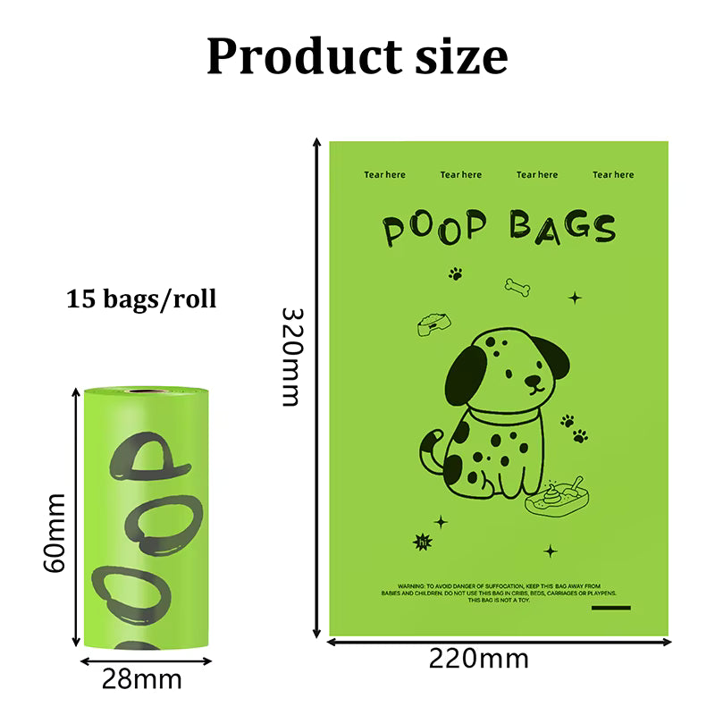 EPI Biodegradable Dog Poop Bags with Lavender Scent