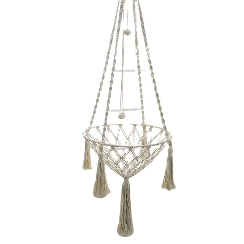 Hanging Macrame Cat Hammock Bed