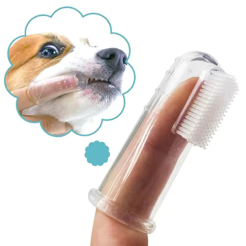 Pet Finger Toothbrush for Dogs & Cats