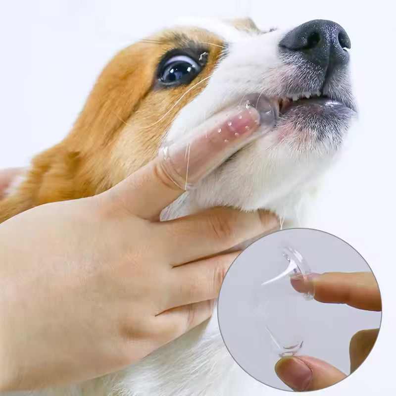 Pet Finger Toothbrush for Dogs & Cats