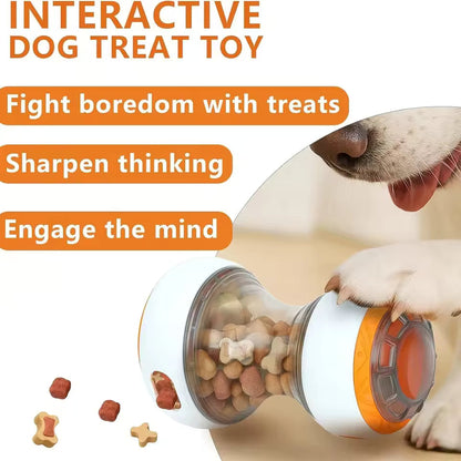 Interactive Dog Treat Dispenser Ball – Durable Puzzle Chew Toy